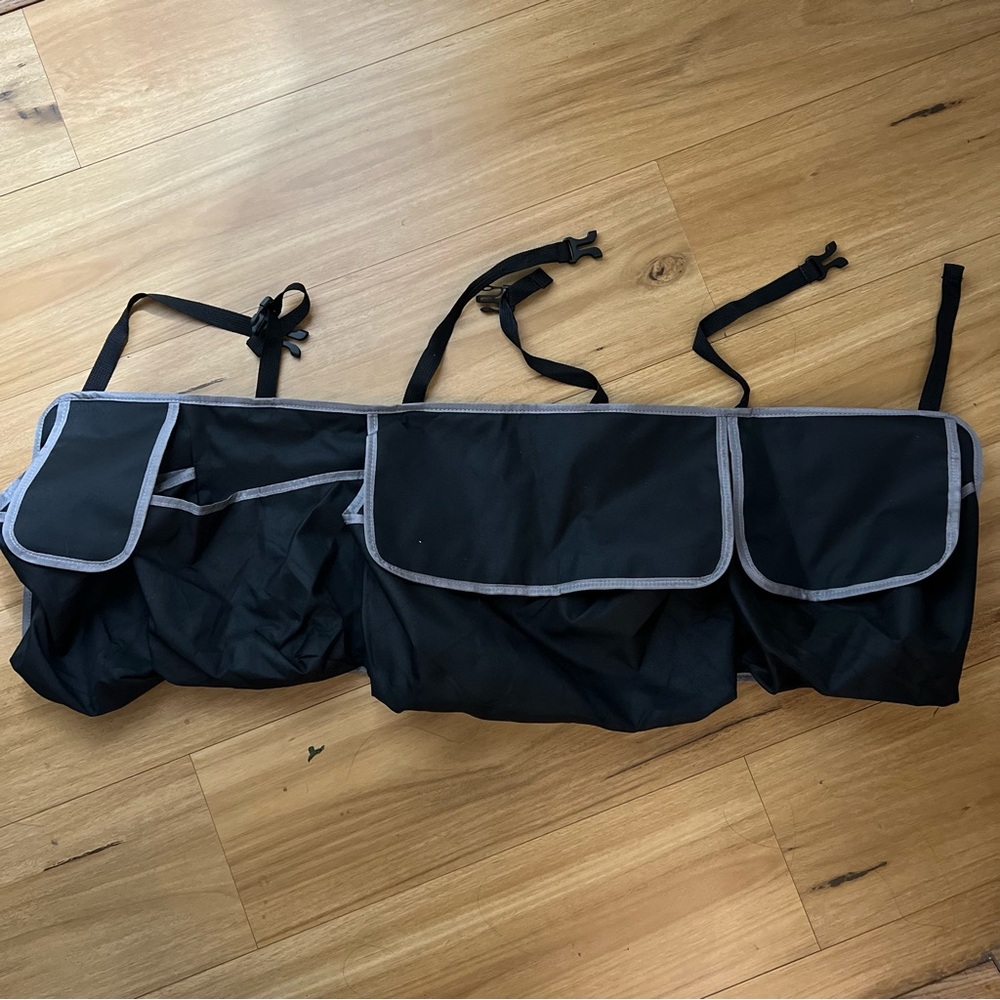 Black Car Seat Organizer
